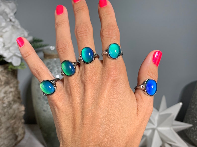 Mood Ring, Color Changing Ring, Mood Jewelry image 3