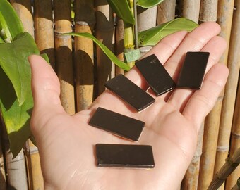 Shungite Plate with Adhesive Back for Cell Phones, Computers, Wi-Fi Equipment, Smart TV's or Any Electronic Device with Internet Connection