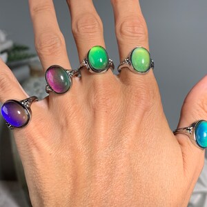 Mood Ring, Color Changing Ring, Mood Jewelry image 2