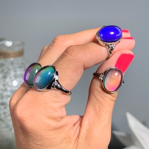 Mood Ring, Color Changing Ring, Mood Jewelry image 6