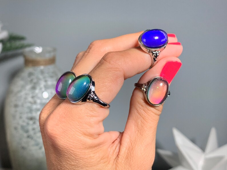 Mood Ring, Color Changing Ring, Mood Jewelry image 6