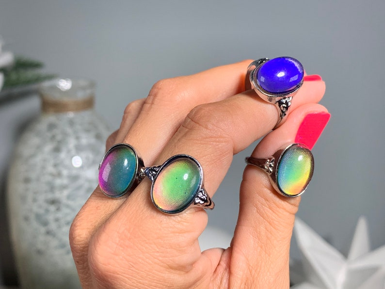 Mood Ring, Color Changing Ring, Mood Jewelry image 7