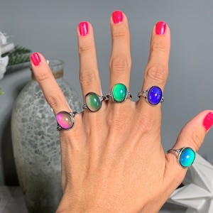 Mood Ring, Color Changing Ring, Mood Jewelry image 4