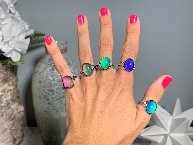 Mood Ring, Color Changing Ring, Mood Jewelry image 4