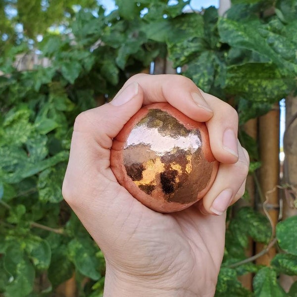 2" 50 mm Copper Ball, Natural Copper, Copper Ore, Pocket Stone, Palm Stone, Meditation, Reiki, Sacral Chakra