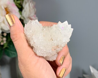 2.3" 60 mm Natural Premium Calcite Flower, Trigonal Calcite Cluster, Scalenohedron Calcite Cluster #118