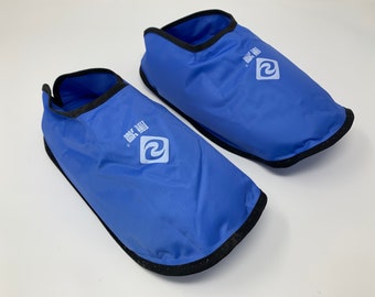 Set of 2 Hot/Cold Foot Packs, Hot Pack for Feet, Cold Pack for Feet, Pair of Therapy Socks, Plantar Fasciitis Therapy