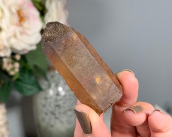 2.3" 59 mm Congo Smoky Citrine Point, Congo Citrine, DRC Citrine, Citrine, Genuine Citrine #42A