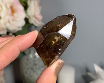 2" 50 mm Congo Smoky Citrine Point, Congo Citrine, DRC Citrine, Citrine, Genuine Citrine #46