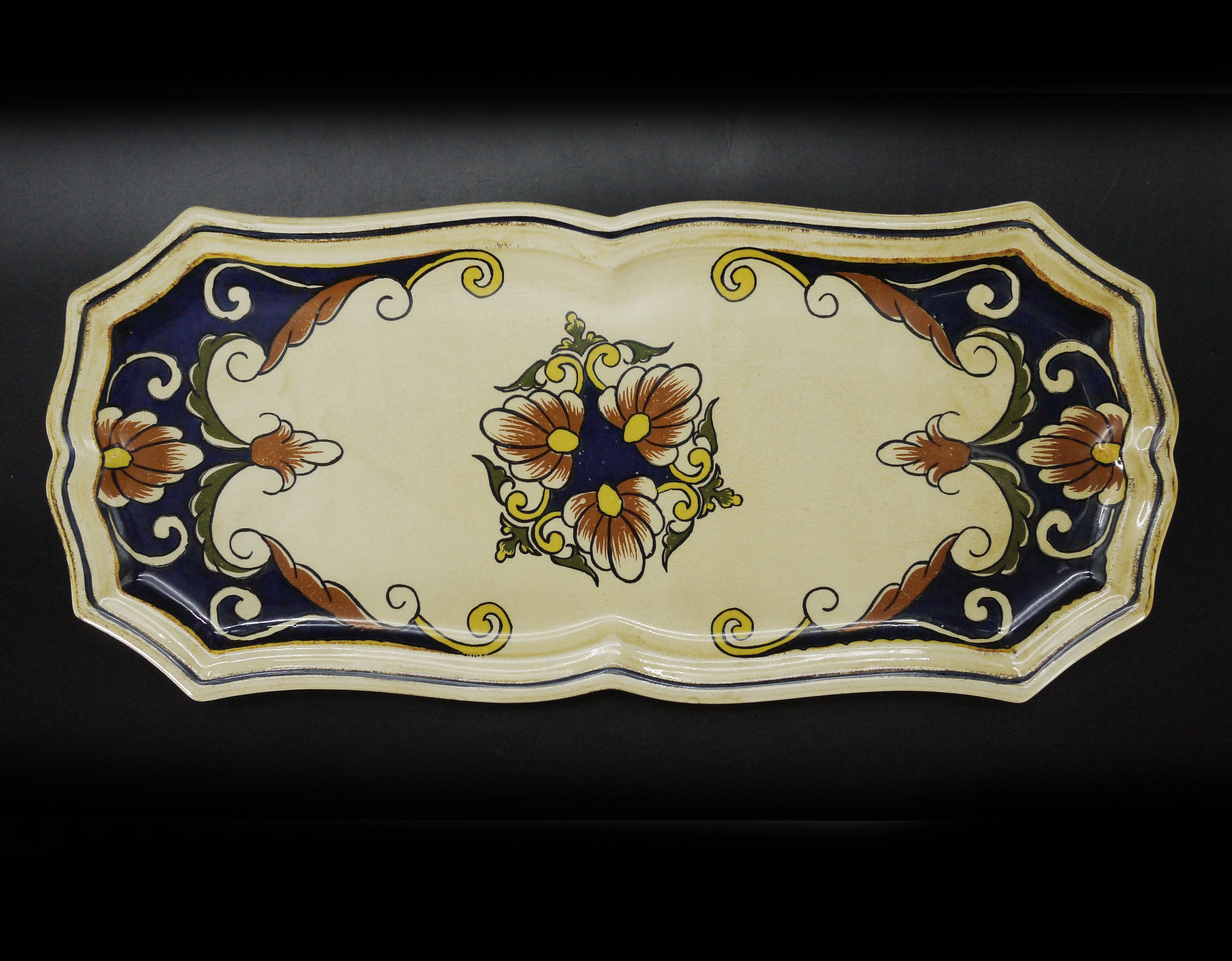 Salins Earthenware Rectangular Cake Serving Dish