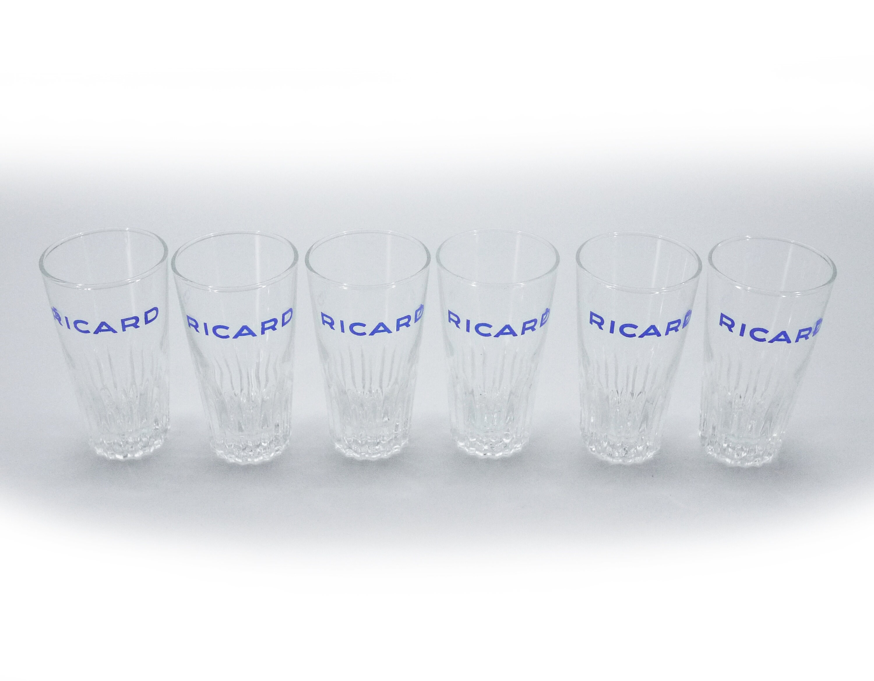 Vintage French Ricard Shot Glasses, S/6