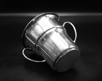 1930s French Champagne Bucket Antique Silver Plated Wine Cooler