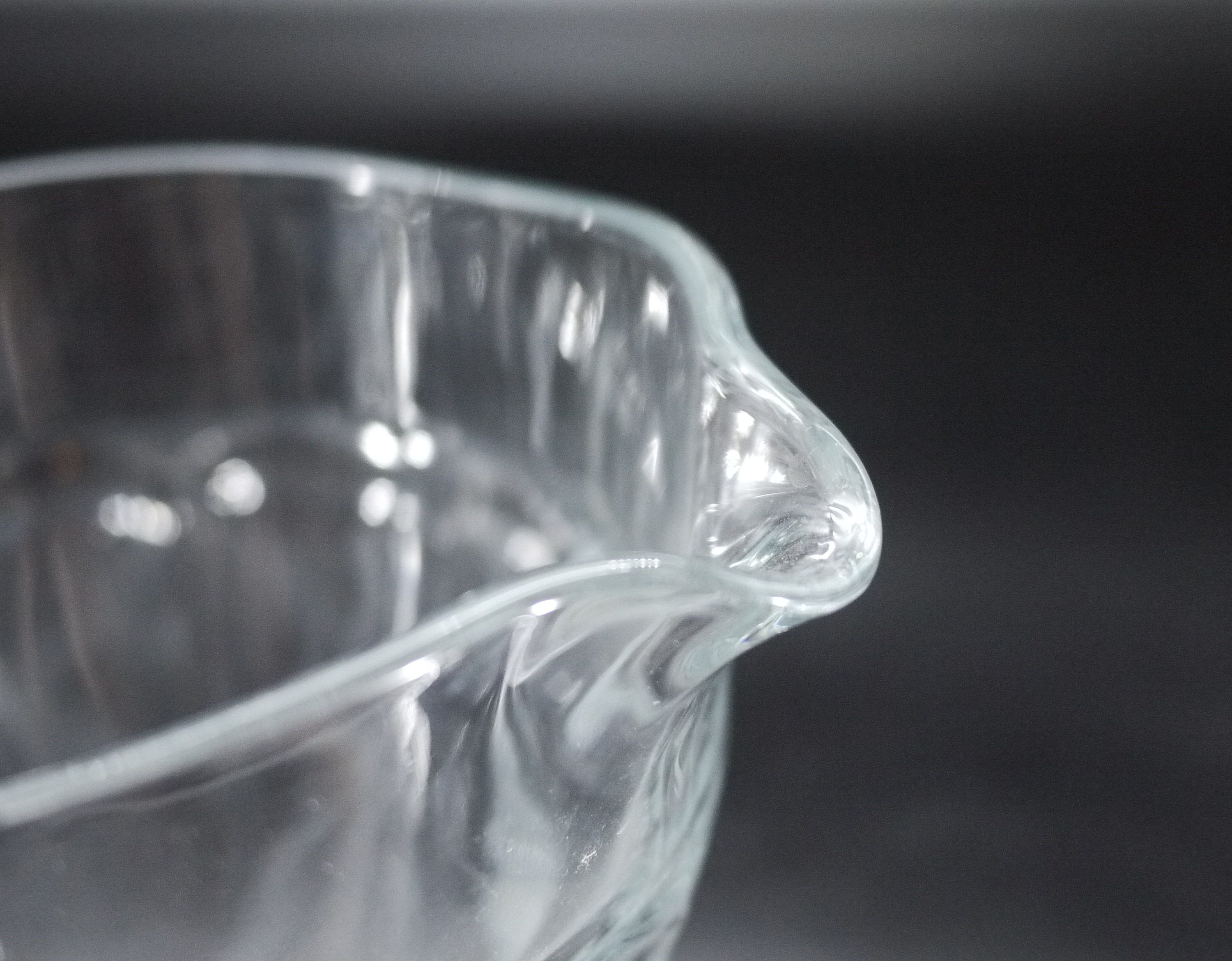 Vintage French Pressed Glass Water Pitcher