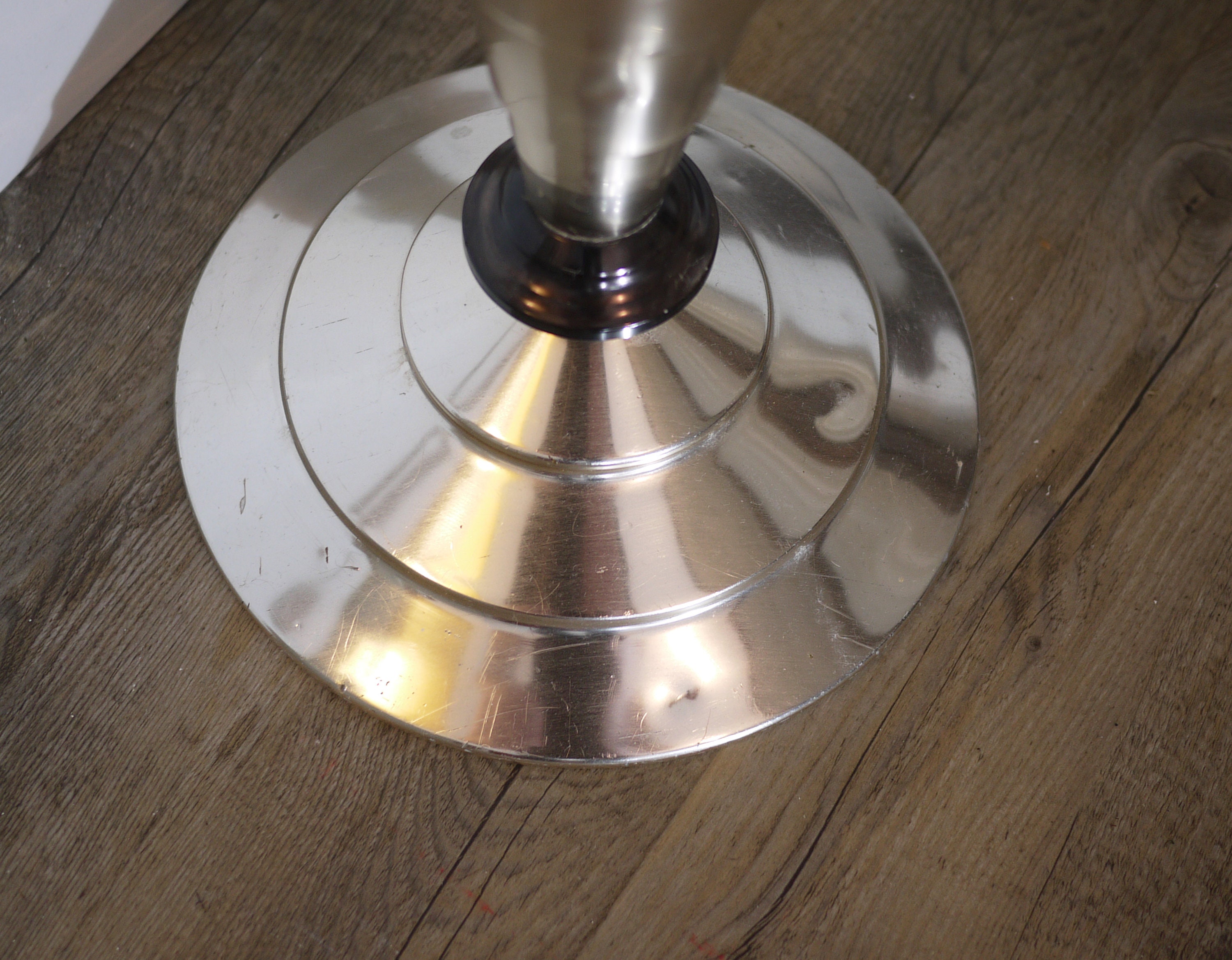 Art Deco Aluminium Standing Ashtray