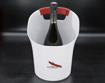 French Mumm Champagne Ice Bucket Wine Cooler Vintage Barware Bottle Holder