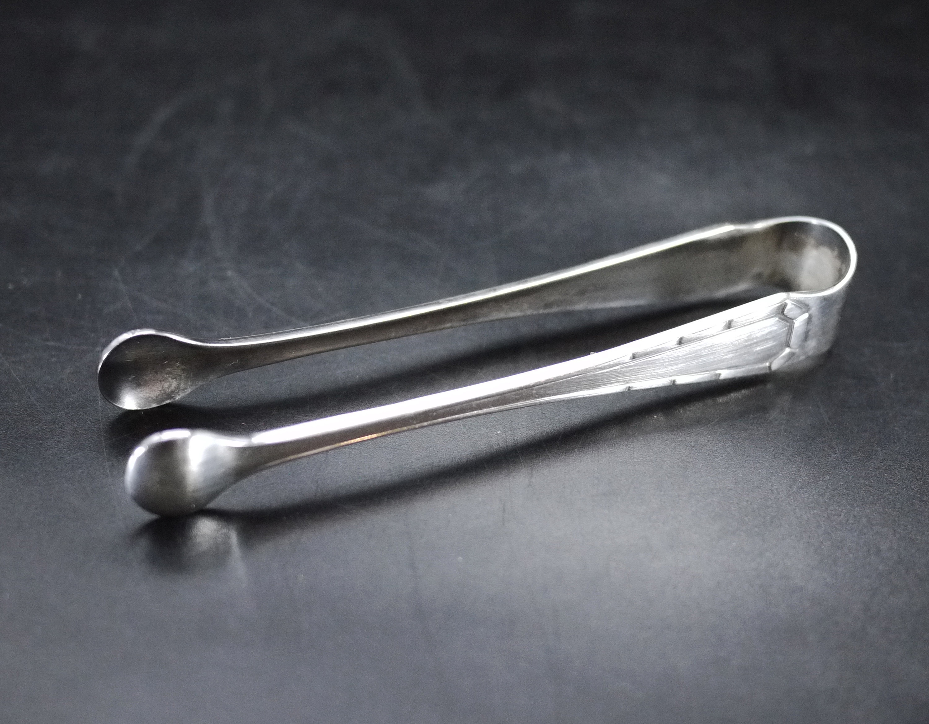 Antique French Silver Plated Sugar Tongs