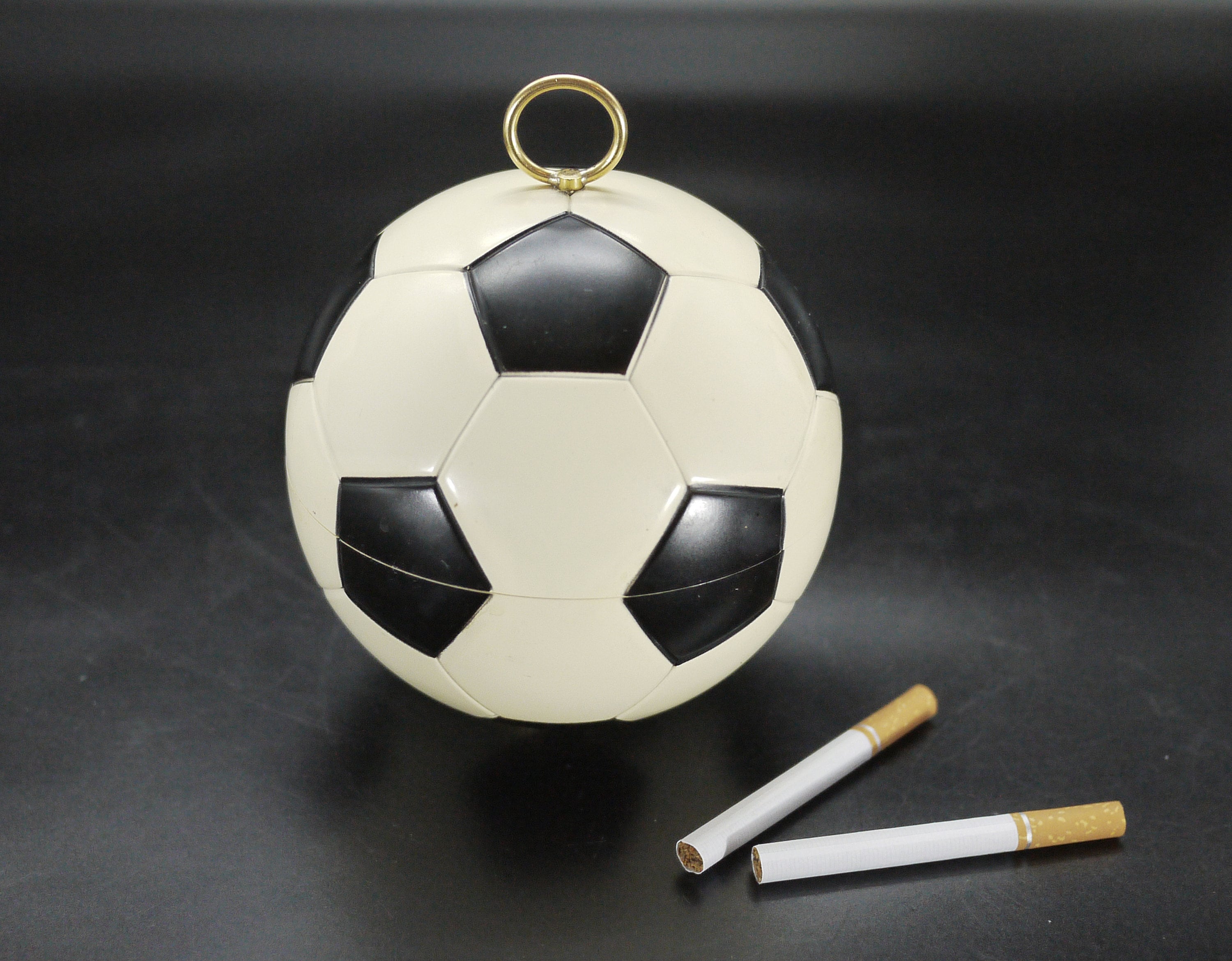 Vintage Soccer Ball Cigarette Holder