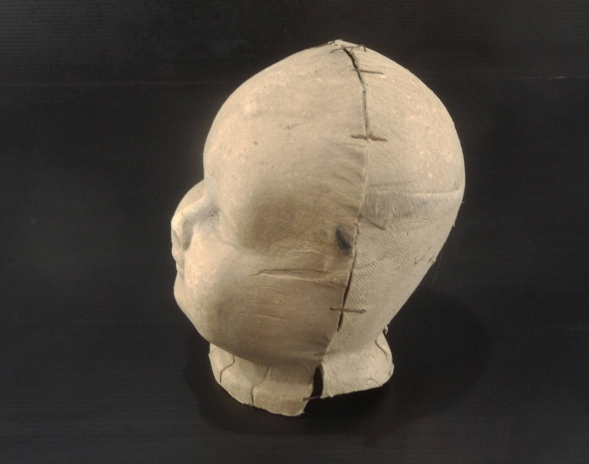 Antique French PaperMache Doll Head