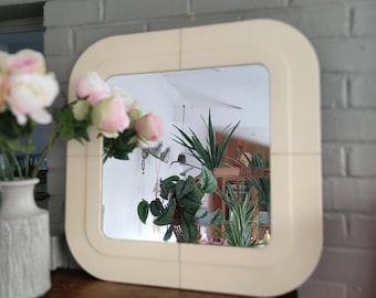 Kartell Wall Mirror Anna Castelli Ferrieri 1960s Square Plastic