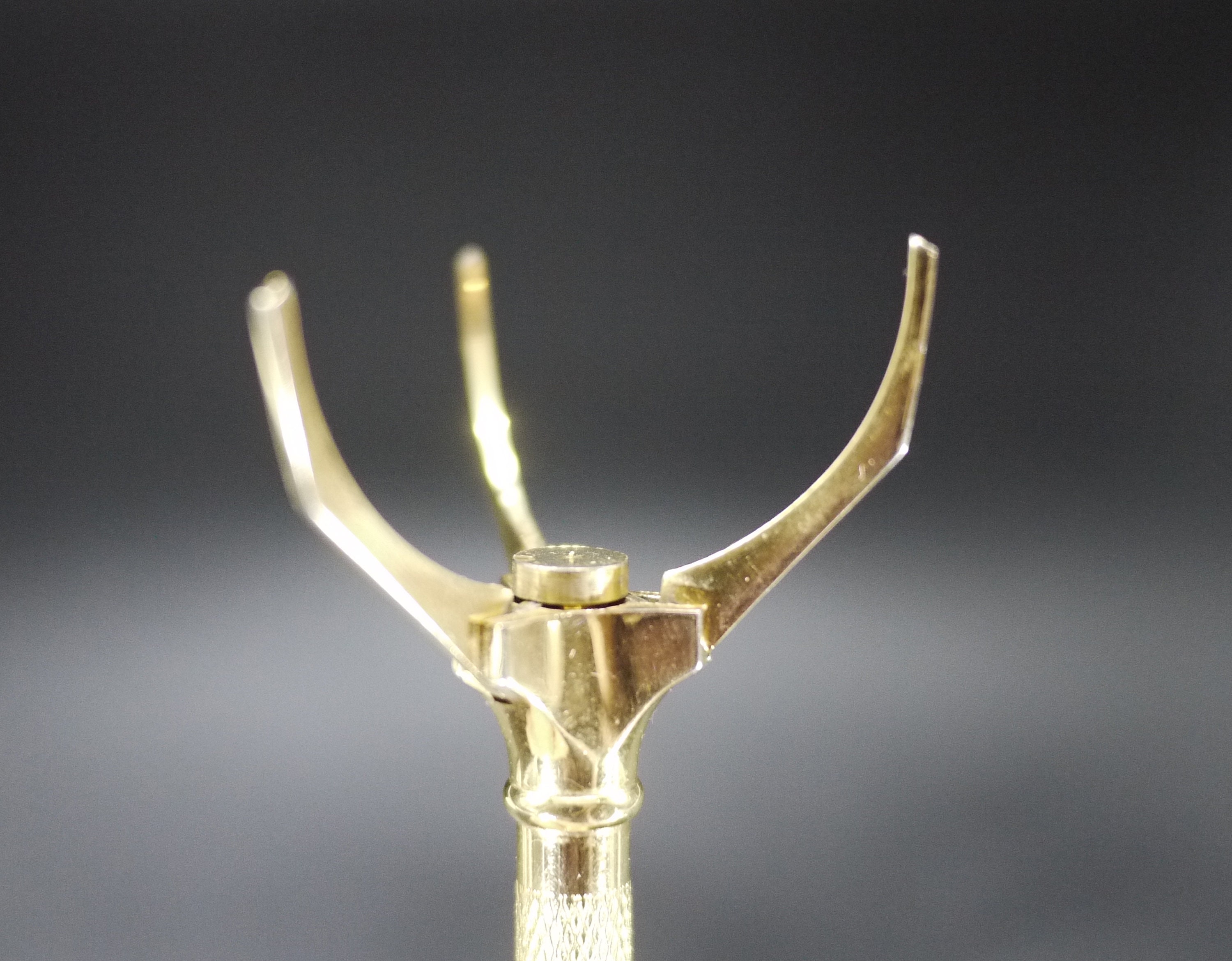 French Mechanical Sugar Tongs Gold Plated Ice Cube Tongs