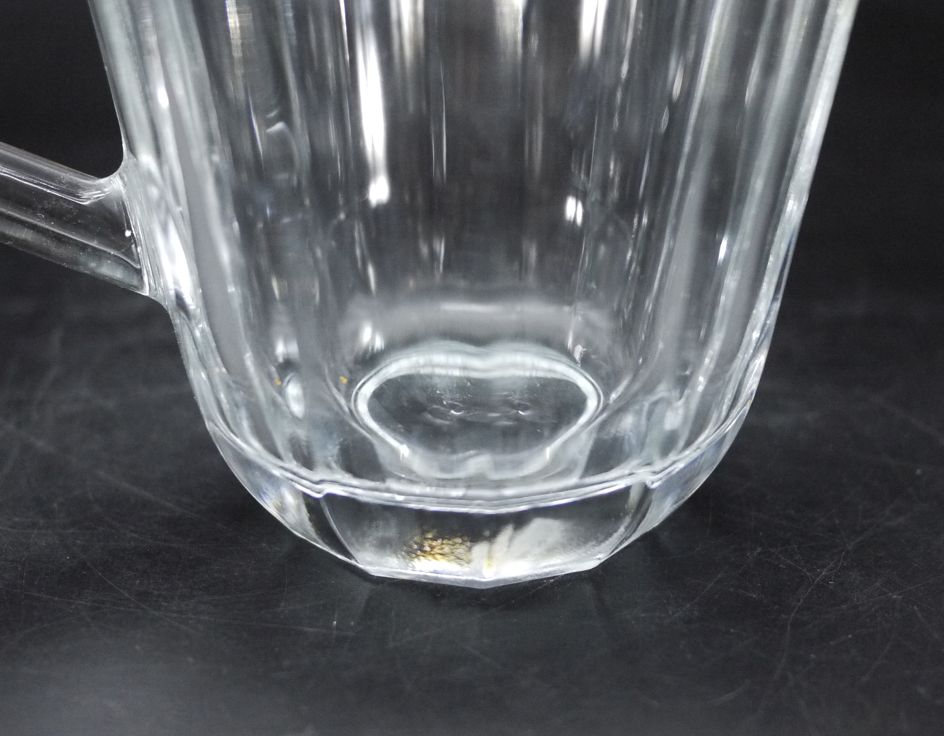 Vintage French Pressed Glass Water Pitcher