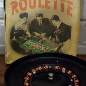 Vintage Roulette Wheel by Reliable Toys England, 1950s image 4