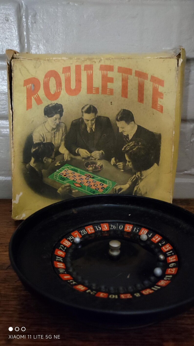 Vintage Roulette Wheel by Reliable Toys England, 1950s image 4