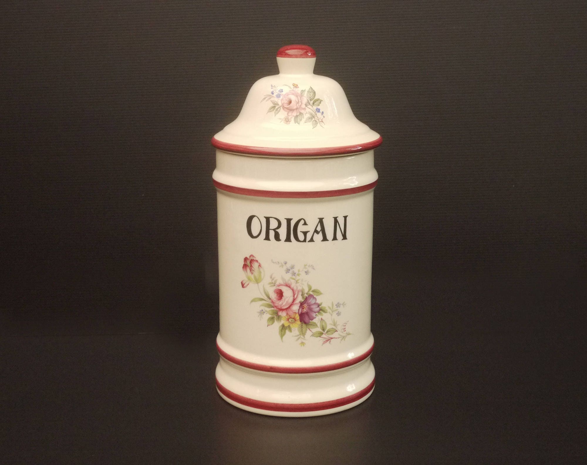 Vintage Large Ceramic Kitchen Canister