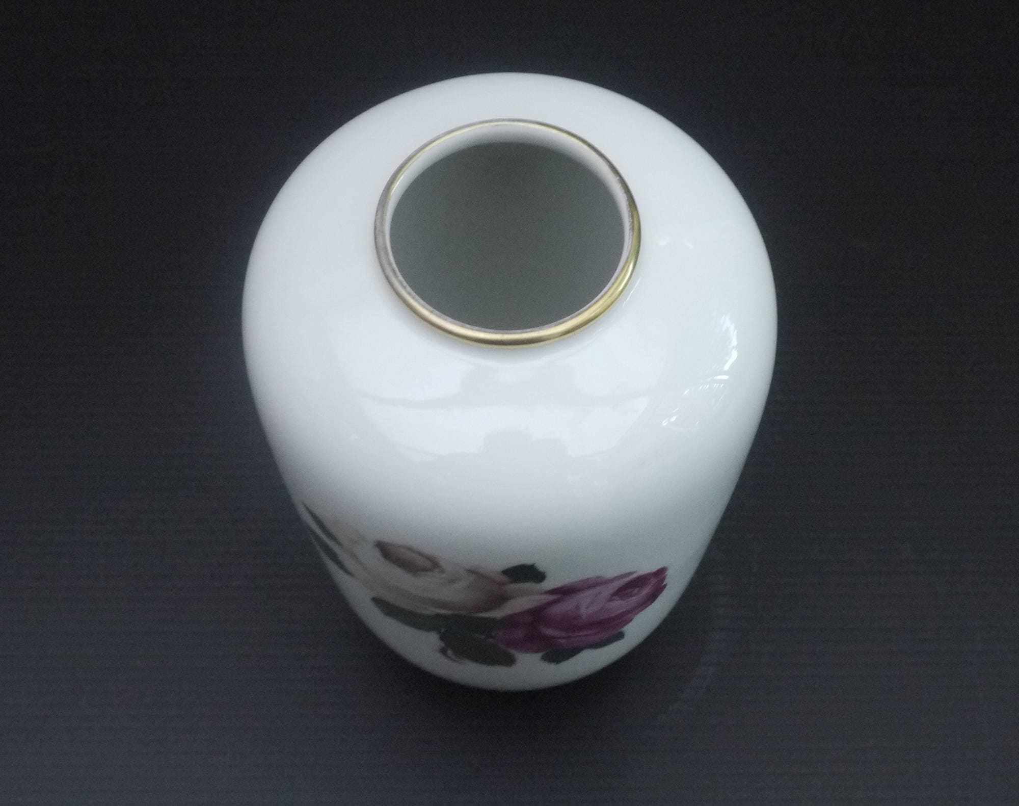 Vintage Rosenthal Porcelain Floral Vase