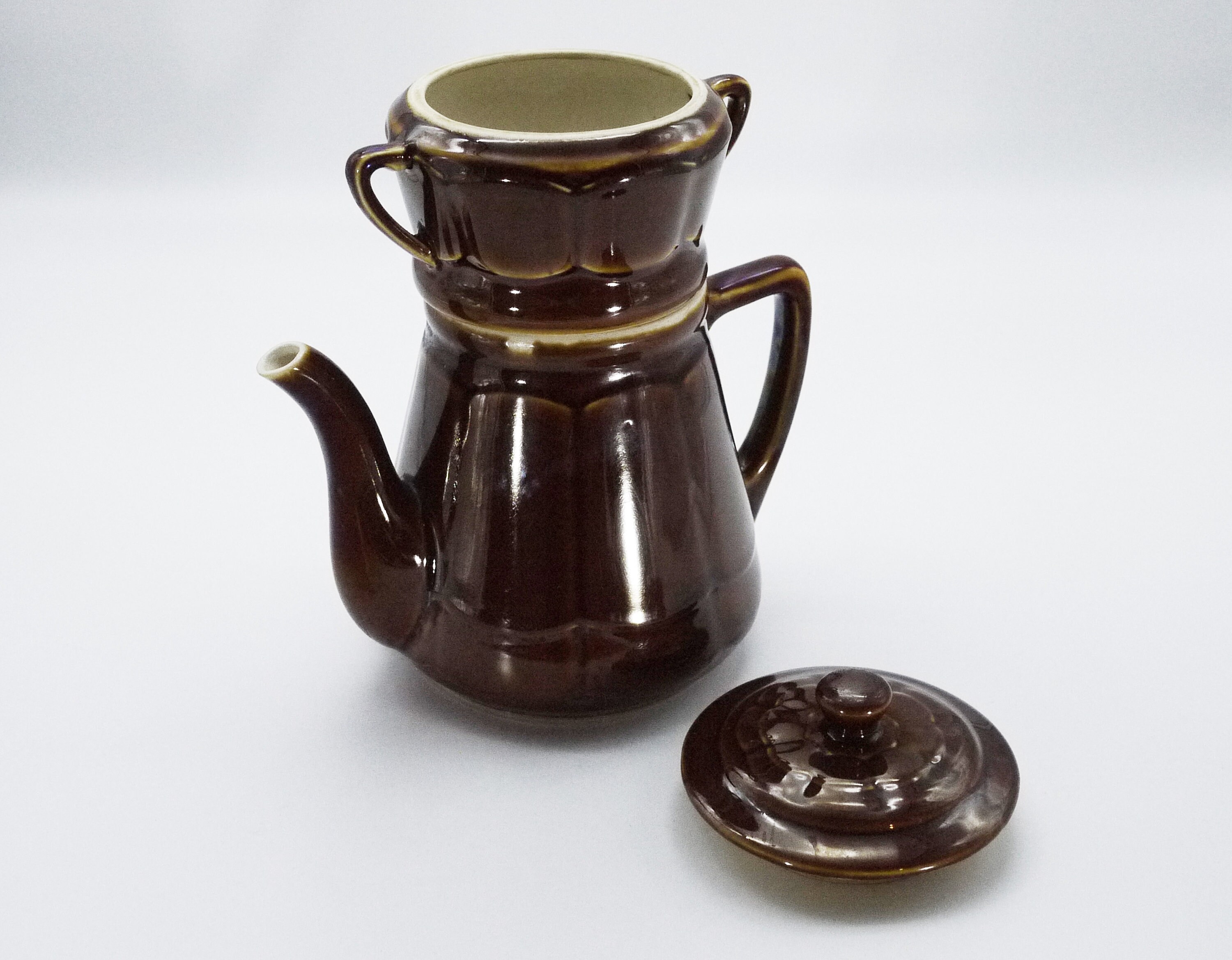 French Ceramic Drip Coffee Maker Large Coffee Pot