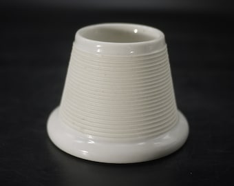 Vintage French Match Holder and Striker White Porcelain Striker Bistro Decor