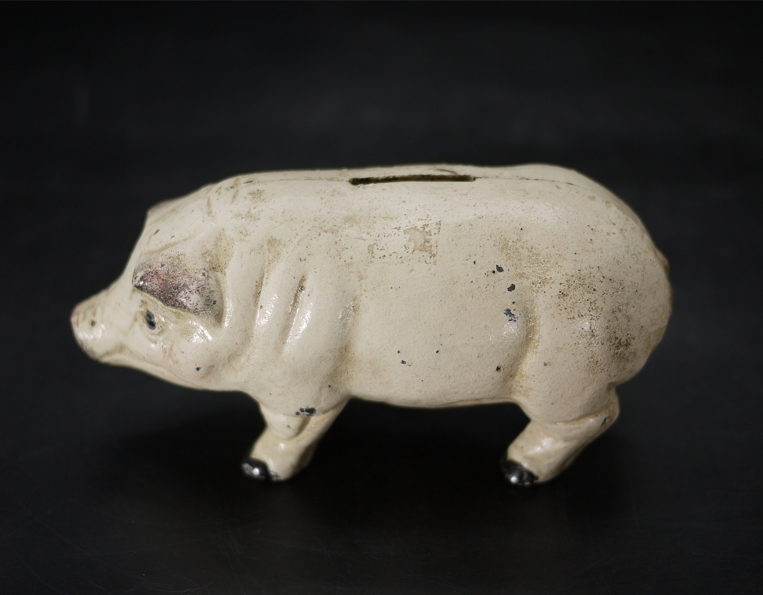 Vintage Cast Iron Piggy Bank