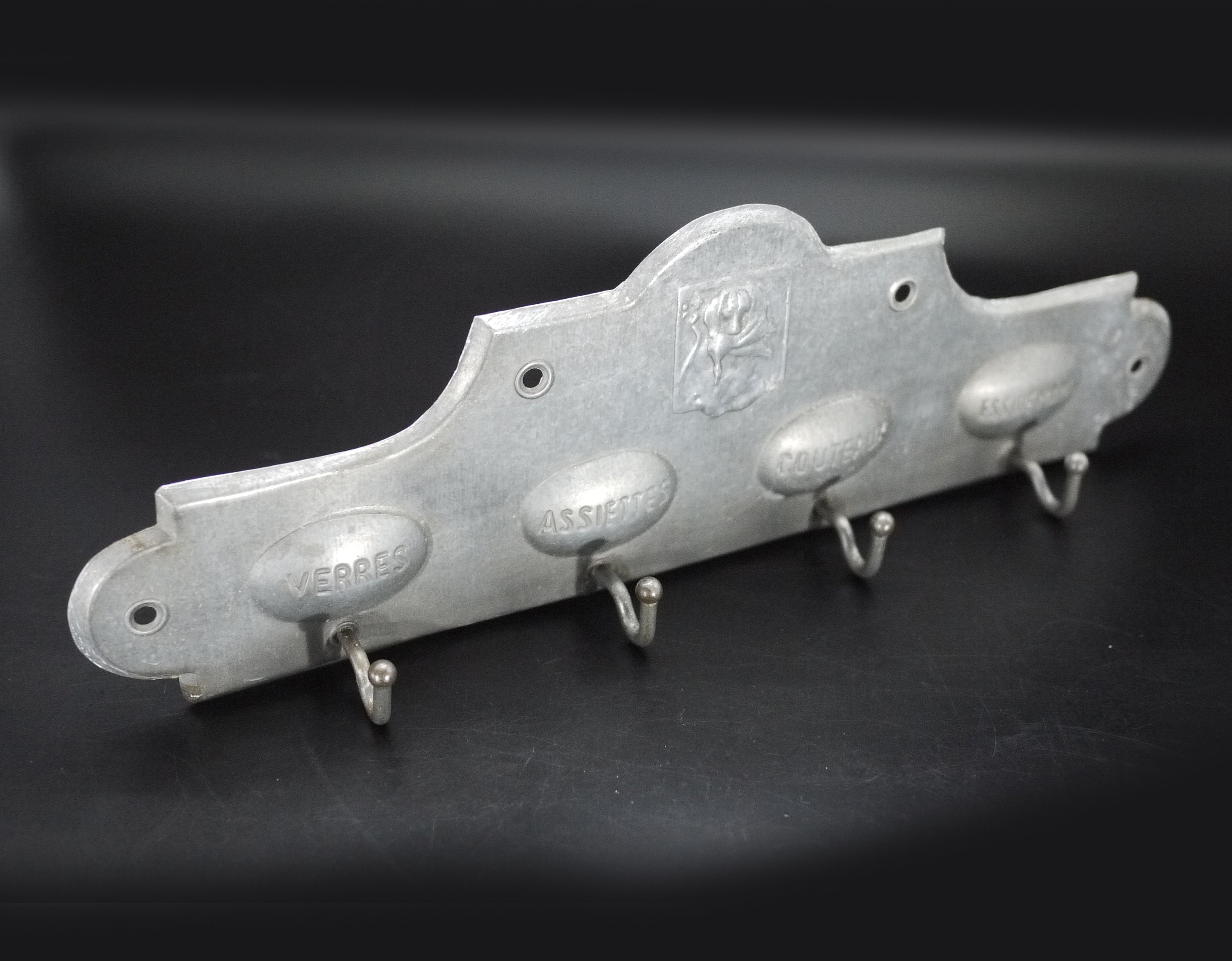 French Vintage Tea Towel Holder