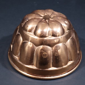 Antique French Copper Jelly Mold image 1