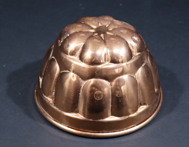 Antique French Copper Jelly Mold image 1