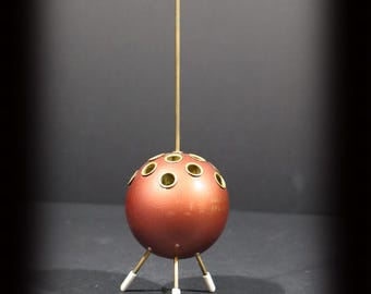 Mid Century Modern Cigarette Holder, Sputnik Cigarette Dispenser with Box