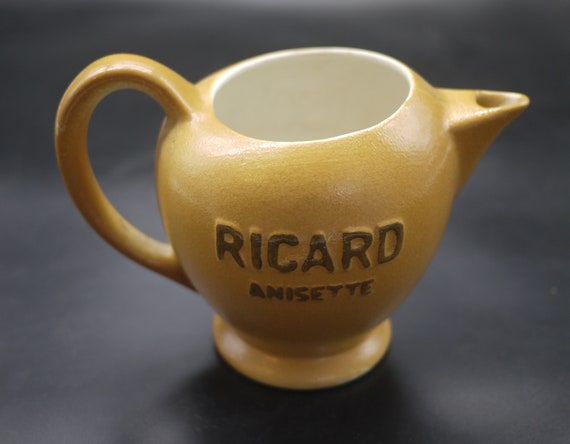 Vintage Ricard French Bistro Water Pitcher 1/2l 
