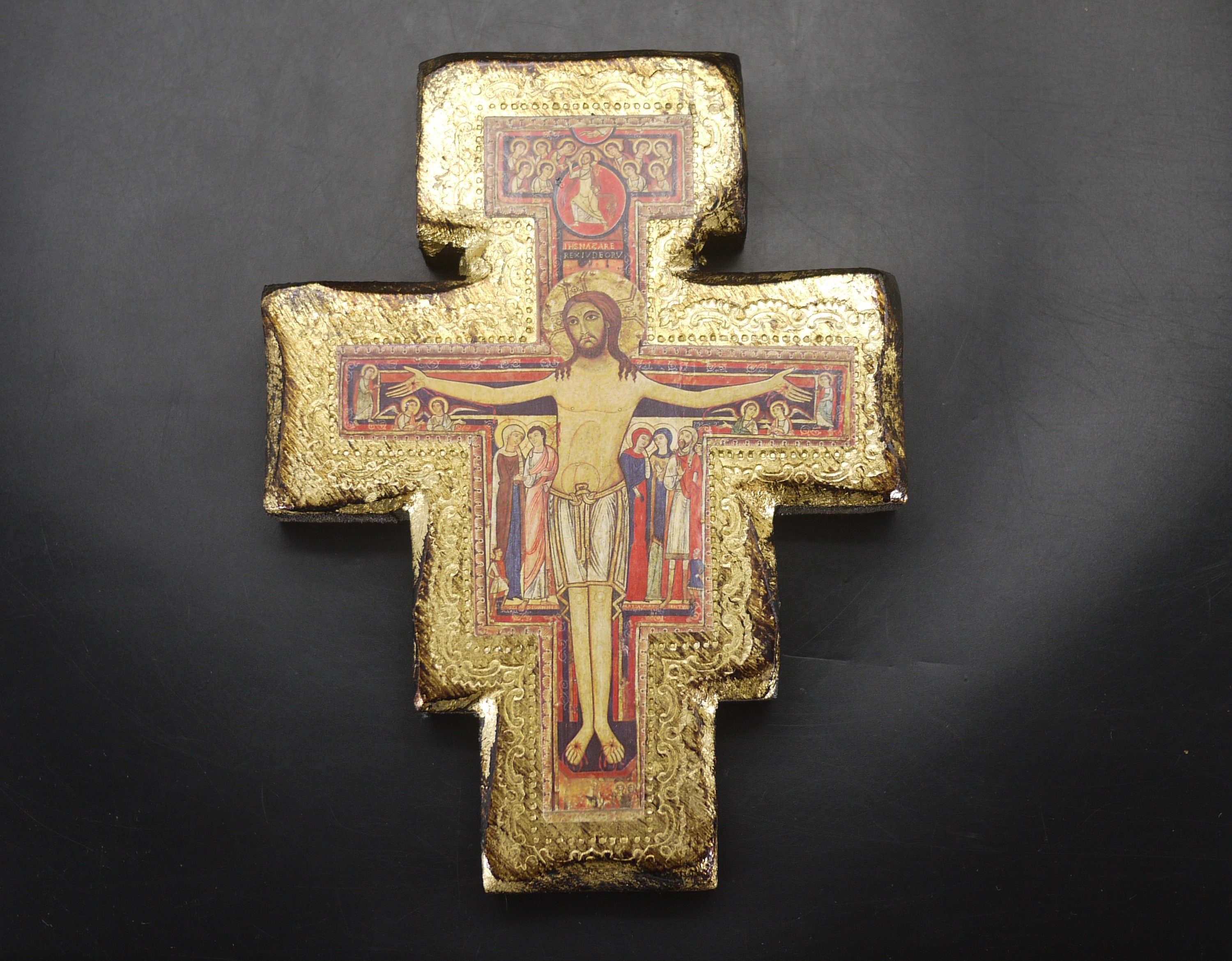 Vintage San Damiano Jesus Crucifix
