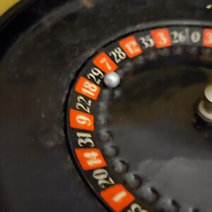 Vintage Roulette Wheel by Reliable Toys England, 1950s image 14