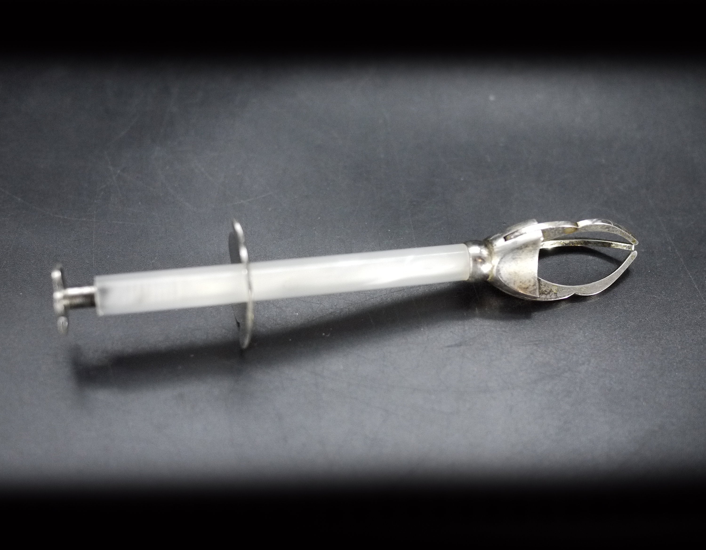 French Mechanical Sugar Tongs Le Crabe