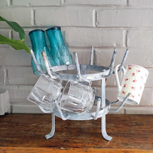 Antique Vintage Bottle Drying Rack - Etsy