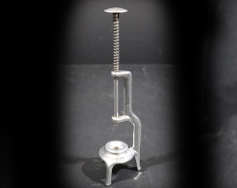 Vintage French Cherry Pitter 1950s Aluminum Kitchen Gadget