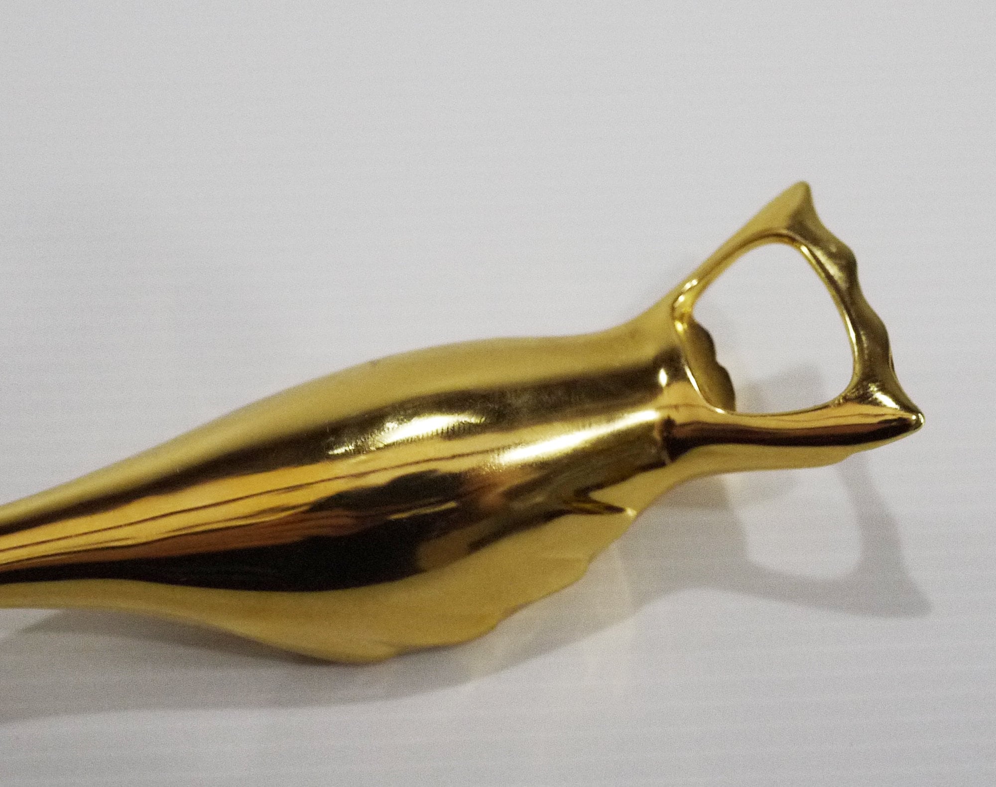 French Bottle Opener, Vintage Golden Goose Bottle Opener MCM