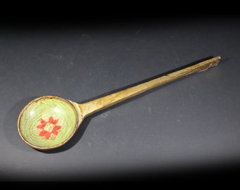 Vintage Florentine Kitchen Wall Decor Gilded Wood Giant Spoon