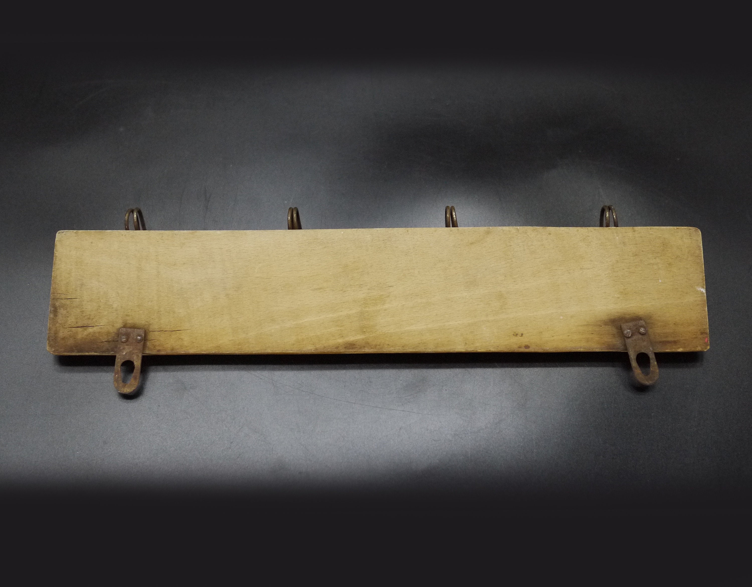 French Vintage Wooden Dish Towel Holder Rustic Kitchen Decor