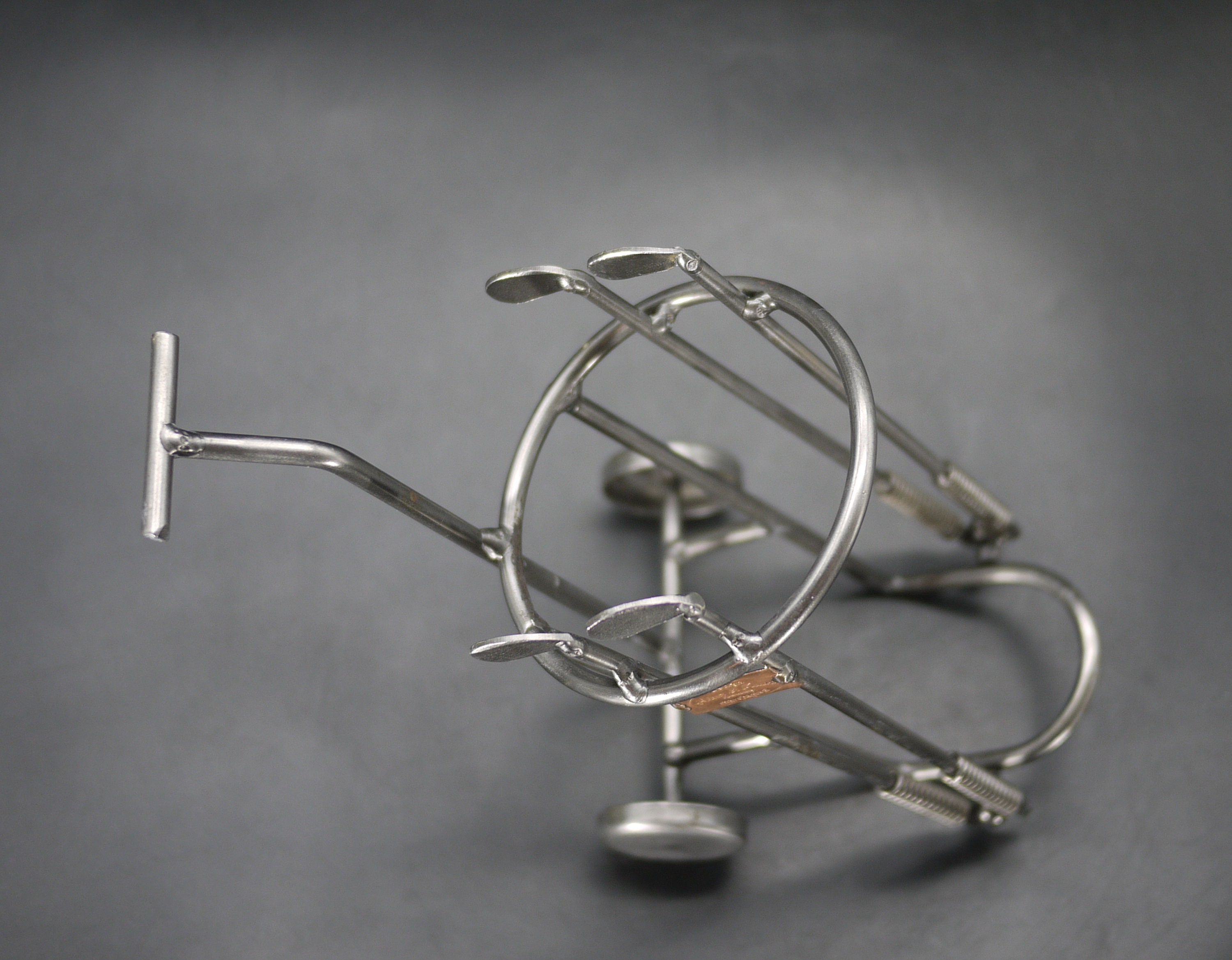 Vintage Golf Bag Wine Bottle Holder Sculpture