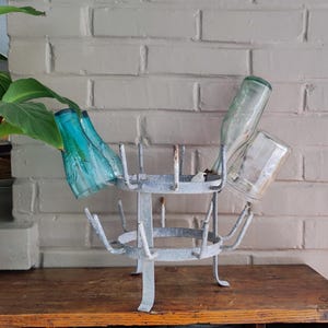 Antique Vintage Bottle Drying Rack - Etsy