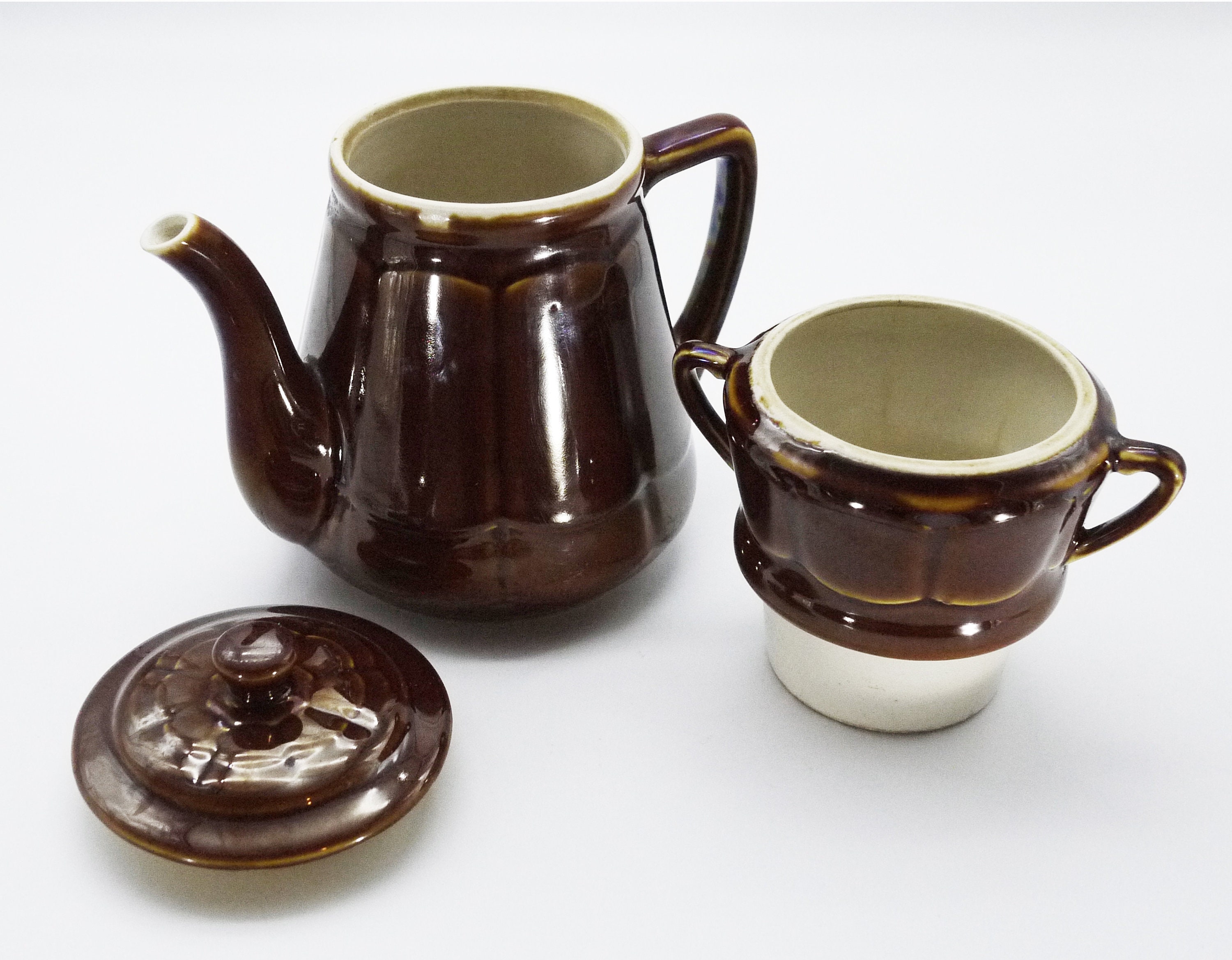 French Ceramic Drip Coffee Maker Large Coffee Pot