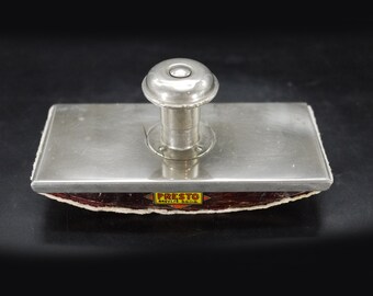Art Deco Chrome Rocking Ink Blotter PRESTO Made in France