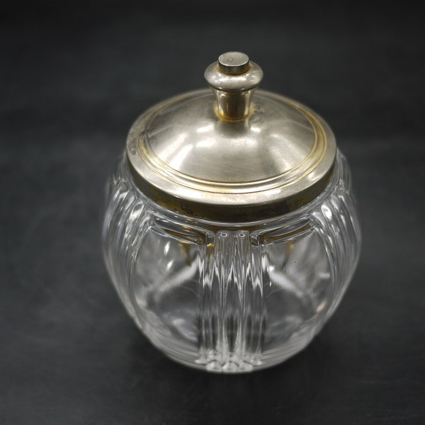 Glass Sugar Bowl Etsy